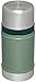 Stanley Classic Legendary Large Food Jar 24 oz | Vacuum Insulated Thermos Food Container | Wide Mouth Screw On Lid | Packable for Travel | Stainless Steel & Leakproof Lid | Hammertone Green