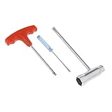 Color: como muestra la imagen Baoblaze Juego de Destornilladores de Motosierra Duradero La Llave para Bujías Se Adapta Al Motor