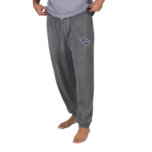 Concepts Sport Men's Charcoal Tennessee Titans Trackside Burnout Wash Cuffed-Leg Pants