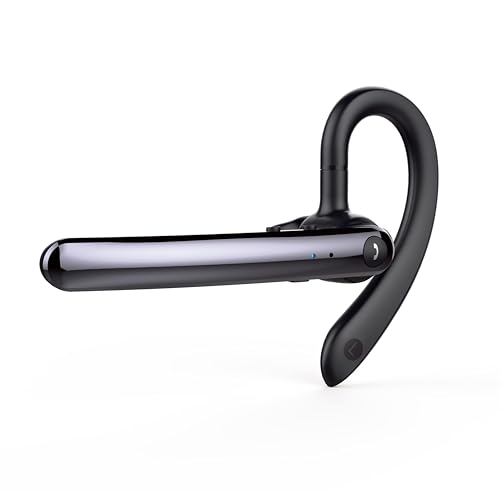 buwy Bluetooth Headset Wireless Freisprech Telefon mit Dual Mic V5.0 Freisprech-Bluetooth-Ohrhörer mit 20 Stunden Sprechzeit Mic
