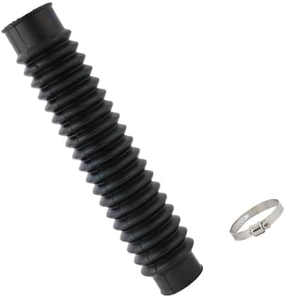 Motorcycle Air Filter Hose Tube - Heavy-Duty Black Rubber Intake ...