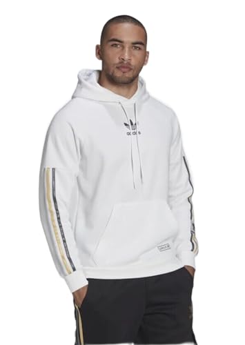 Adidas Men's Chile 20 Pullover Hoodie Sweatshirt, White - Main Image