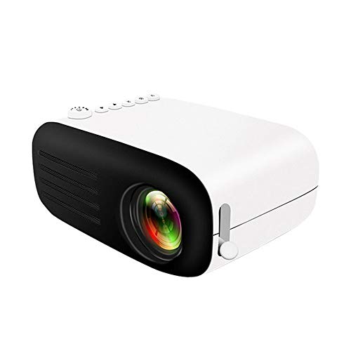 Video-Beamer, Lumen Heimkino Beamer Full HD 1080P Video Beamer, LED Handy Tragbar Projektor, Unterstützungsauflösung: 1920 * 1080, 24-60 Zoll,