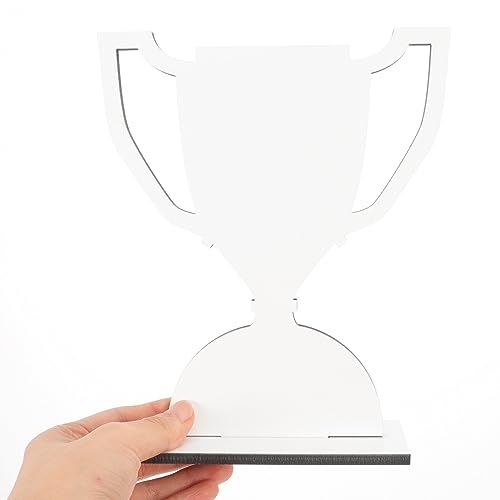 Décorations vierges par sublimation EXCEART pour trophée blanc de table