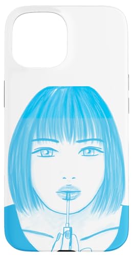 Blue Makeup Moment �X�}�z�P�[�X iPhone 15 �p