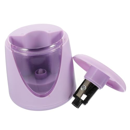 Lurrose 電動鉛筆削り タングステン マニュアル ローリング ナーツール 手動鉛筆削り 充電式 キッズサプライ 愛らしい削り器 かわいい鉛筆削り 学生鉛筆削り pp 紫の,Purple