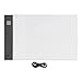 A5 Artist tracing Light Box Copy Table,USB Power 3 Levels Dimmerable LED Light Pad, Artcraft Light Pad for Tatto Drawing, Sketching, Animation,Diamond Paintin