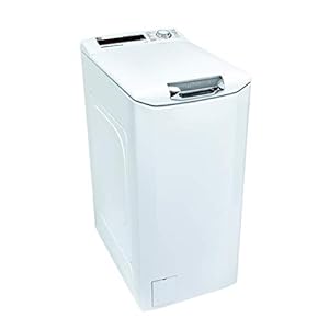 Hoover H-WASH 300 H3TFMQ46TAMCE-84 Waschmaschine Toplader / 6 kg / 1400 U/Min / BPM Inverter Motor / Power Care System / All in One Programm / Slow Motion Öffnungsmechanismus / deutsche Bedienblende