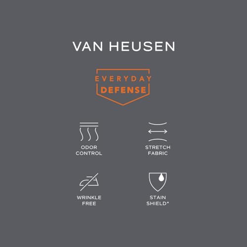 Van Heusen Men's Dress Shirt Fit Everyday Defense Stretch (Big and Tall)4