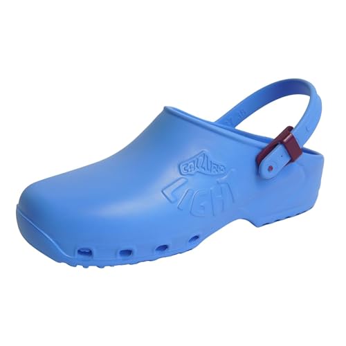 Image of CALZURO Lights Clogs - Italian Made Lightweight Work Shoes for Professionals - EVA Non Slip Clogs for Kitchen, Hospital, Garden, Restaurant - Machine Washable Side Ventilation - Men & Women