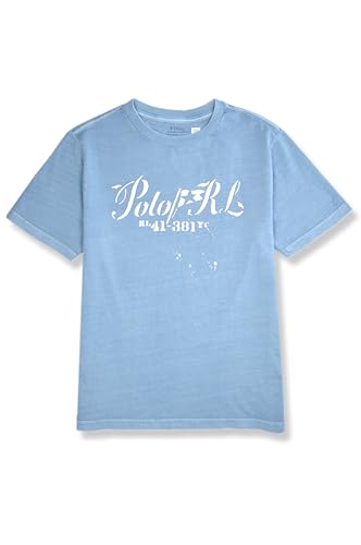 POLO RALPH LAUREN Boys Kids Polo RL Vintage Graphic Tee T-Shirt,