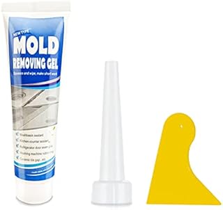 Mould and Mildew Remover, Mold Remover Spray Effective and Fast Cleaner for Wall Tiles Wall Corner Stains, Mould Remover Cleaner for Kitchen Bathroom Tile Sink Stains Removes Mouldy with A Scraper
