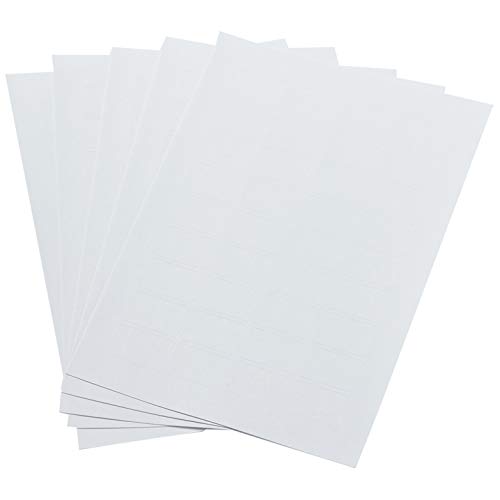 AmazonBasics Removable Print or Write Labels, White, 0.5 x 0.75 Inches, 1008 -Pack