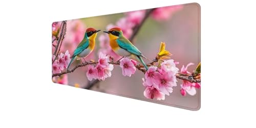 Tapis de souris fleur XXL étanche pour résoudre le manque de place sur PC