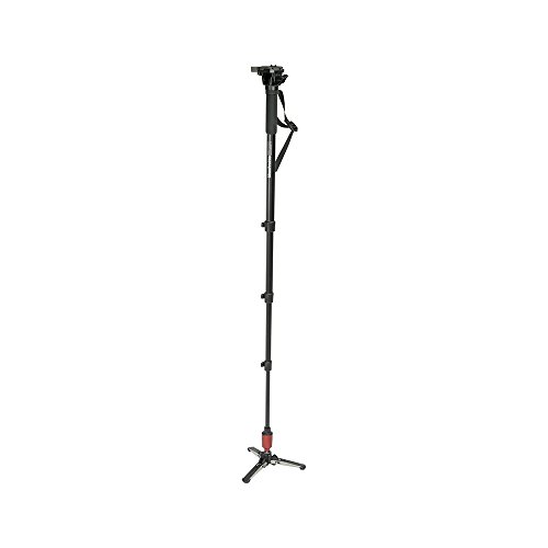 美品　Manfrotto 560Ｂ−１ マンフロット フルード雲台 ビデオ一脚 Amazon | Manfrotto 一脚 フルードビデオ一脚 4段 2WAY雲台