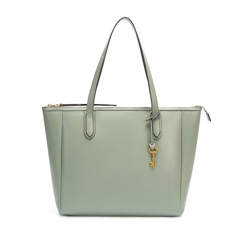 BRASS TACKS Leathercraft Sac à main fourre-tout pour femme en cuir synthétique de grande capacité, vert avocat, Vert avocat, 13.2