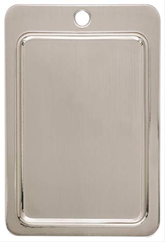 Image of Amerock 10 Pack 3 inch Bar Pulls Sterling Nickel Drawer Pull | 3 inch (76mm) Center-to-Center Mounting Distance and 5-3 /8 inches Overall Length, Durable Carbon Steel Cabinet Hardware