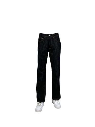 Access Men's Relaxed Fit Raw Denim Pants