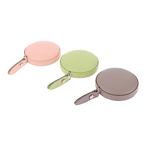 Cinta métrica de bolsillo retráctil para medir ropa regla de altura verde de 150cm 8