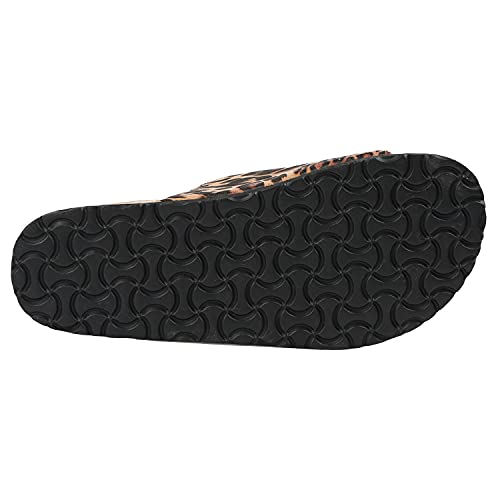 Image of Northside Womens Mariani Leather Strap Cork Sandal