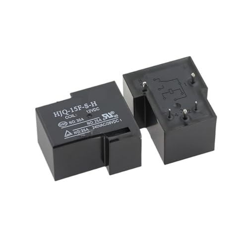 Relais HJQ-15F-SH 12VDC 5 pin pour la réparation de carte de climatisation et chauffage