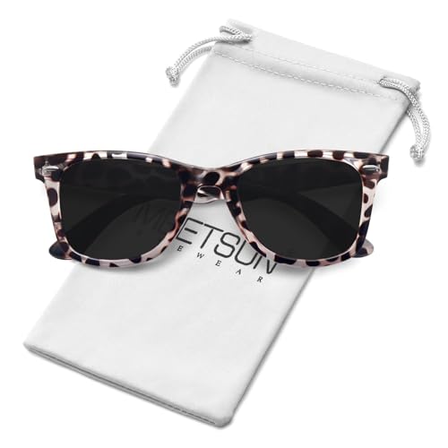 Image of MEETSUN Polarized Sunglasses for Women Men Classic Retro Square Frame Driving Sun Glasses UV Protection