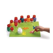 Colorations Glue Jar Set, 12 Empty Glue Bottles with Brushes, Classroom and Craft Supplies for Kids Projects and Painting