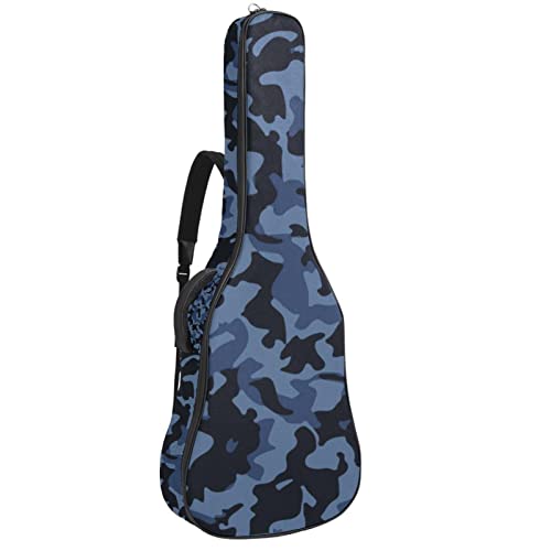 Étui de protection rembourré pour guitare classique acoustique Motif fleurs blanches Bleu, Multicolore 04, 42.9×16.9×4.7… - Les Beatles, Paul McCartney, John Lennon, RIngo Starr, George Harrison Étui de protection rembourré pour guitare classique acoustique Motif fleurs blanches Bleu, Multicolore 04, 42.9x16.9x4.7…