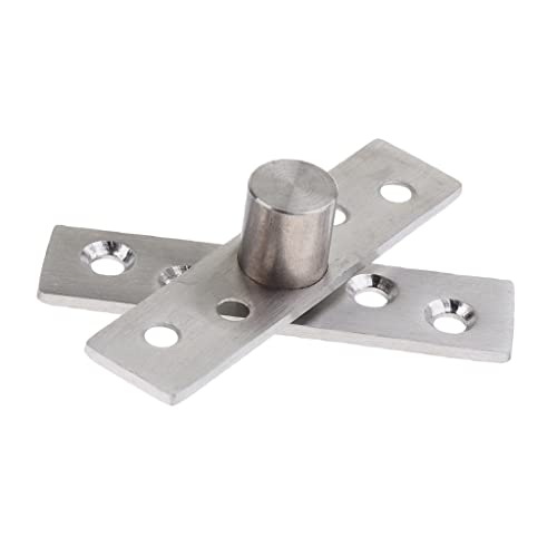 Image of VELURA 4xStainless Steel Concealed 360 Degree Rotary Hinge Revolving Door Hinge 75x18x3mm|1 Piece Hinge|Door Hinges| Home Improvement |Home & Garden