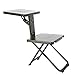HMZY Klapper Stuhltisch Multifunktional tragbarer Sitz, Camping -Picknick -Angelstuhl for Karawane Reisemetallsitz for geeignet Grill Gartenreisen