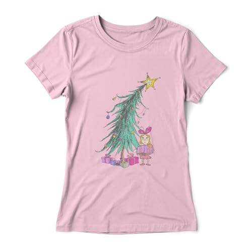 Girls Dr. Seuss Cindy Lou Who Big Christmas Tree T Shirt