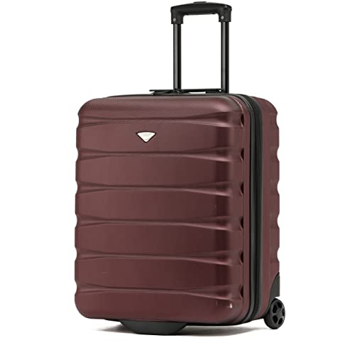 Flight Knight Maletas Rigidas ABS Ligeras de 2 Ruedas, Equipaje de Mano Aprobado por Mas de 100...