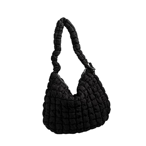 Sac matelassé pour femme grand format avec cordon de serrage et bandoulière