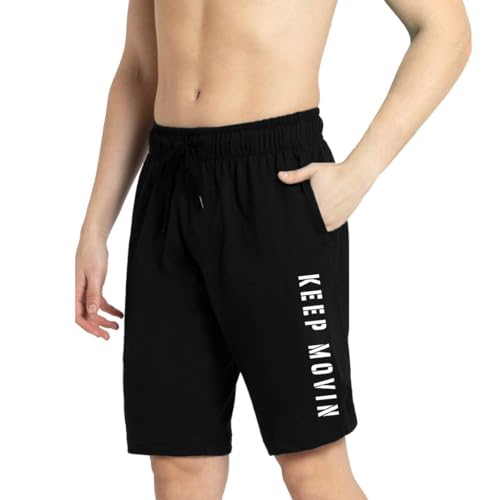 Image of KART BLACK Men's Regular Fit Shorts with Pocket /Casual Knit Shorts /Combo Pack of 3 /Summer Shorts