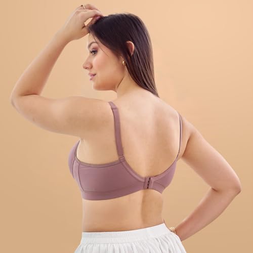 Image of MAASHIE M5505 Women's Padded Foam Cups Full Coverage Non Wired T-Shirt Bra