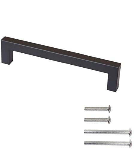Modern Square Drawer Pulls Black Drawer Pulls File Cabinet Hardware 10