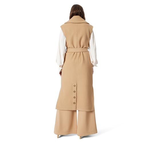 DEE OCLEPPO Womens Sydney Wrap Vest Belted Trench Standard4