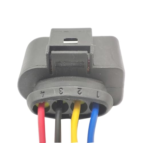 Conector de clavija de bobina de encendido 4B0973724 de 4 pines compatible con VW