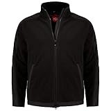 wellensteyn 3xl  Wellensteyn Übergrößen Herren Fleecejacke Jet mit Materialeinsätzen schwarz_SW 3XL