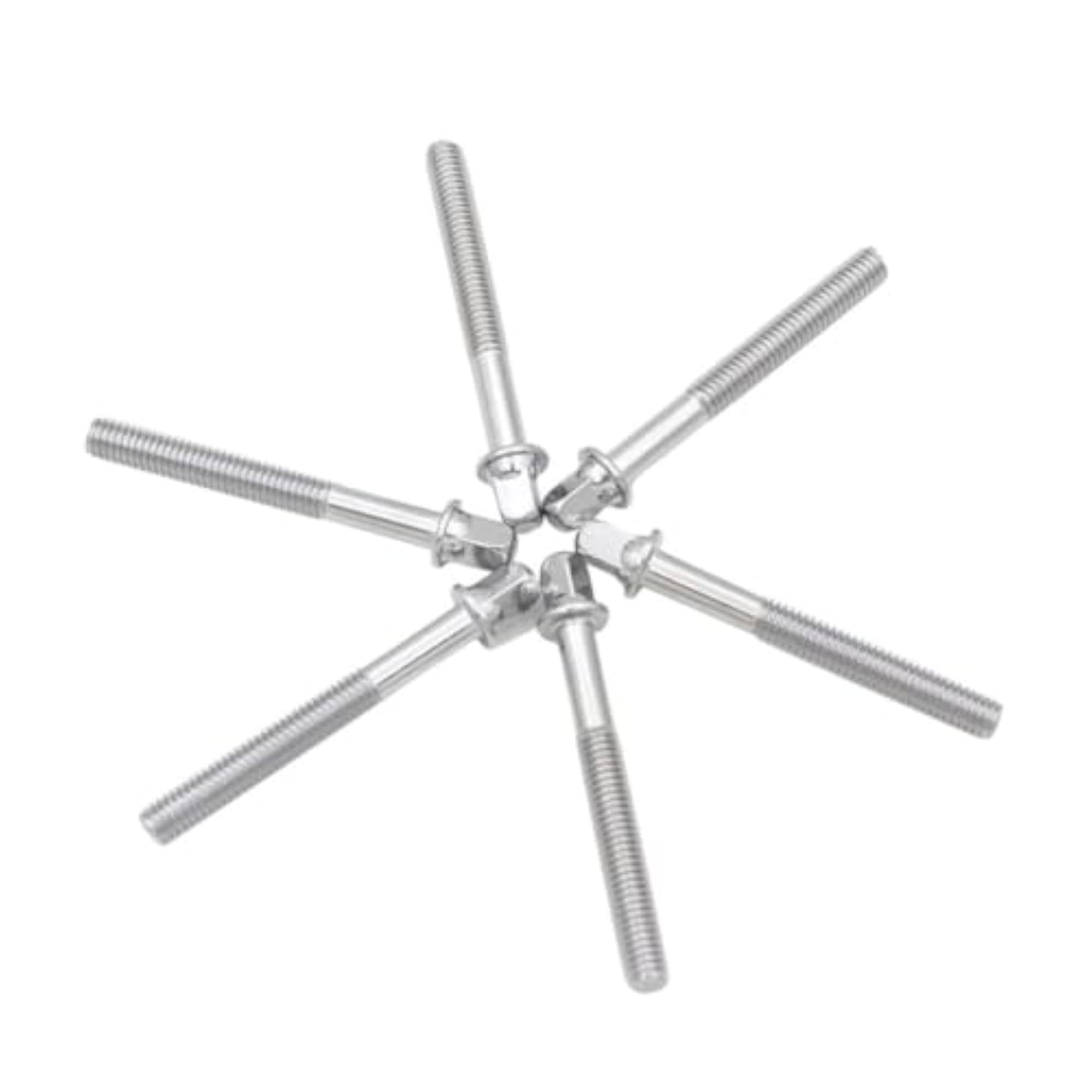 6 Pieces Drum Tension Rods Replacement Parts