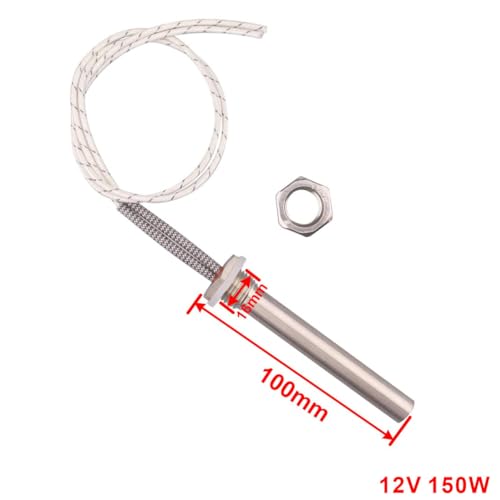 Cartridge Heater 12V 150W M16 Durchmesser 16mm Flansch Mehrzweck-DIY-Heizung Edelstahl-Heizelement