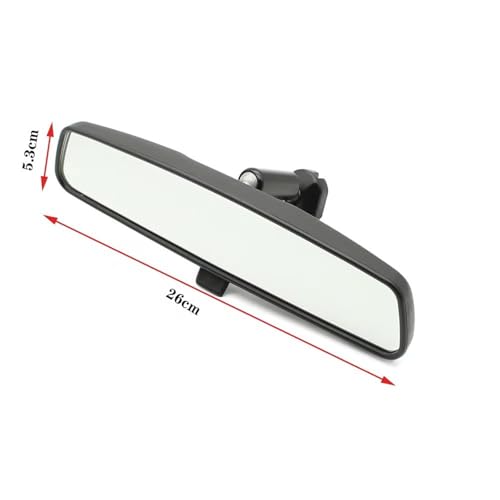 Espejo interior coche Focus retrovisor compatible accesorios habitáculo duradero 6