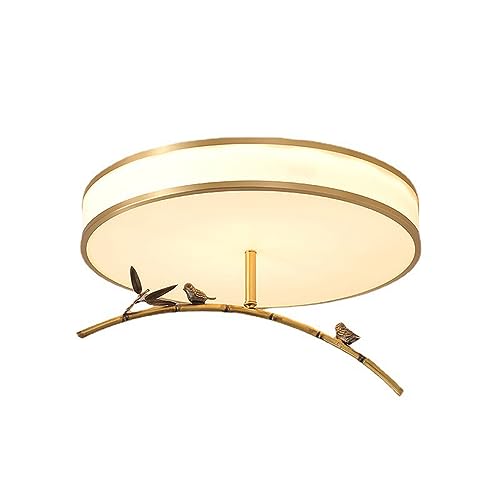 Luminaires à proximité du plafond en laiton, plafonnier LED discret pour salon