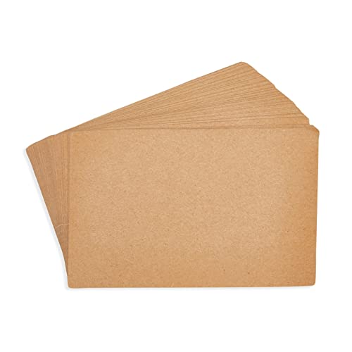 Blank 3x5 Kraft Paper Index Cards, Note Cards For Home