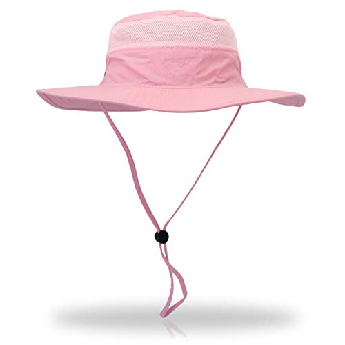 Duakrs Unisex Wide Brim Sun Hat,Outdoor UPF 50+ Waterproof Boonie Hat Summer UV