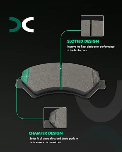 Image of SCITOO D1842-9070 Disc Brake Pads Sets Front Metal Brake Pads w /Hardware | For Ram For ProMaster 1500 2014-2021,For ProMaster 2500 2014-2021,For ProMaster 3500 2014-2021,For ProMaster City 2015-2017