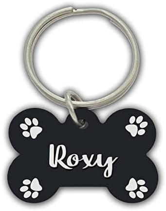 Roxy Pets Name/Identity Tag Bone Shape Tag for Dogs and Cats, Dog ID tag -ATPET02083