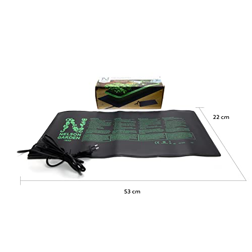 Plantenverwarmingsmat voor kleine kas - 20 W - 22x53 cm - Zwart - Image 6