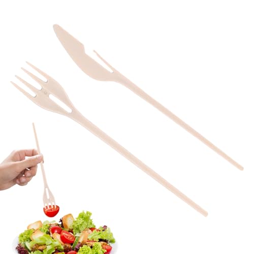 Juego de Cubiertos Portátil | Combo de Tenedor Cuchillo y Palillos | Cubiertos Reutilizables para Viajes Adultos Acampada Senderismo Comida Escolar Picnic