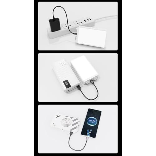Foco LED de cámara de video portátil regulable 40W de tres colores mini 4